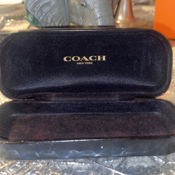 COACH Elegant Black Eyeglass Cases (2)